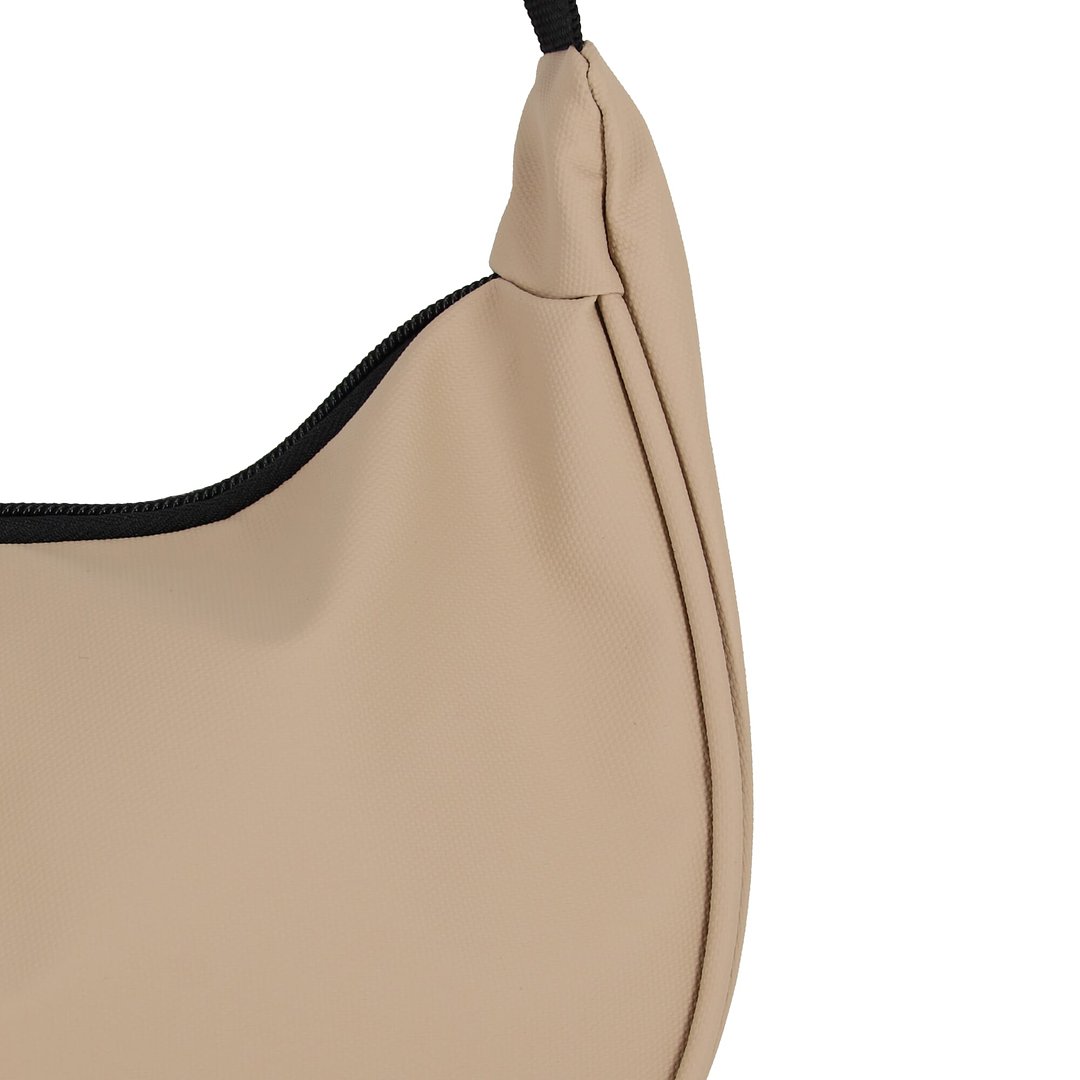 PU-beschichtete R-PET 600D Halbmond-Tragetasche Helia