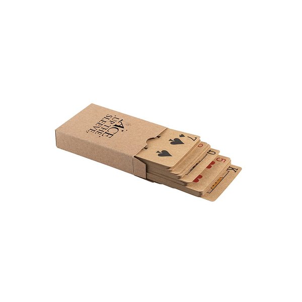 Kartenspiel mit 54 klassischen Karten in Kraftpapier Giafel