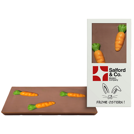 Oster Schokolade handgegossen mit Logo