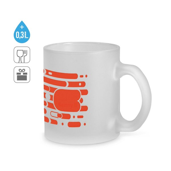 Tasse aus Glas 340 ml Giula