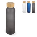 Wasserflasche Glas & Bambus 500ml Elvein