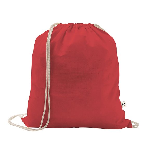 Rucksack aus recycelter Baumwolle (70%), Polyester (30% rPET) (140 g/m²) Giunrg