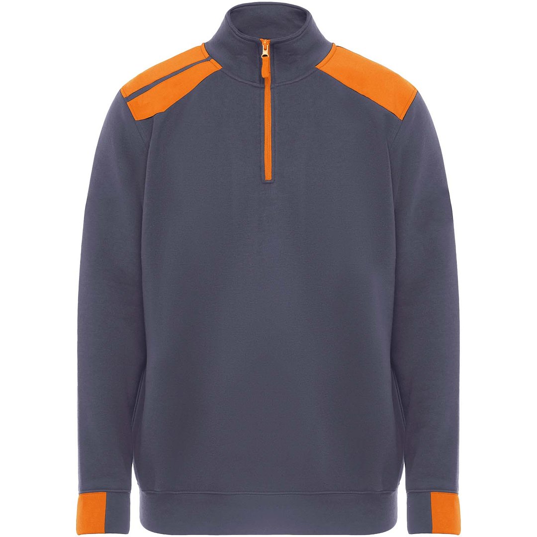 Pullover für Herren mit halbem Reissverschluss, 280 g/m2 - Anns