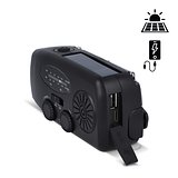 SafeSound Notfallradio mit Solar und Handaufzug Andrie