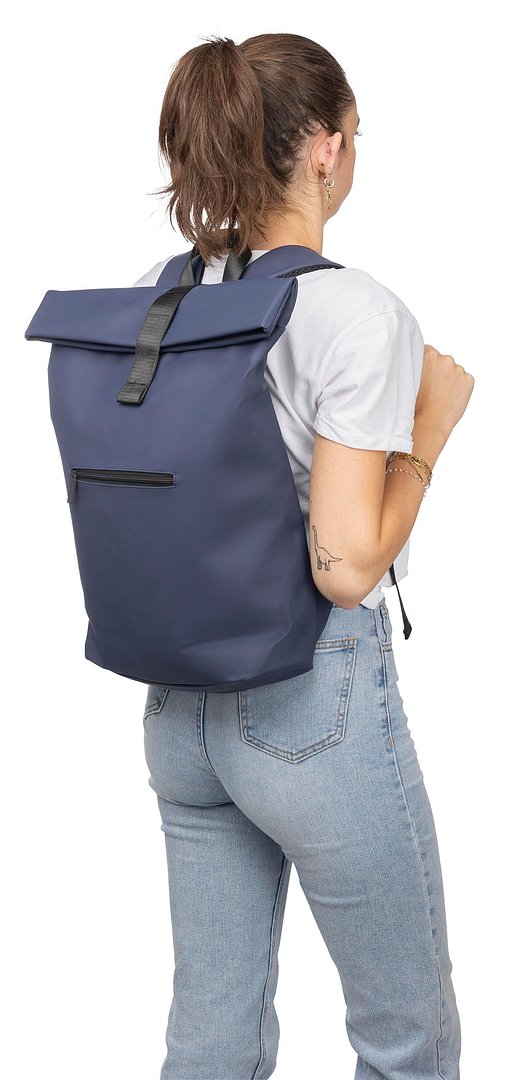 Recycelter PU-Rucksack Hascht