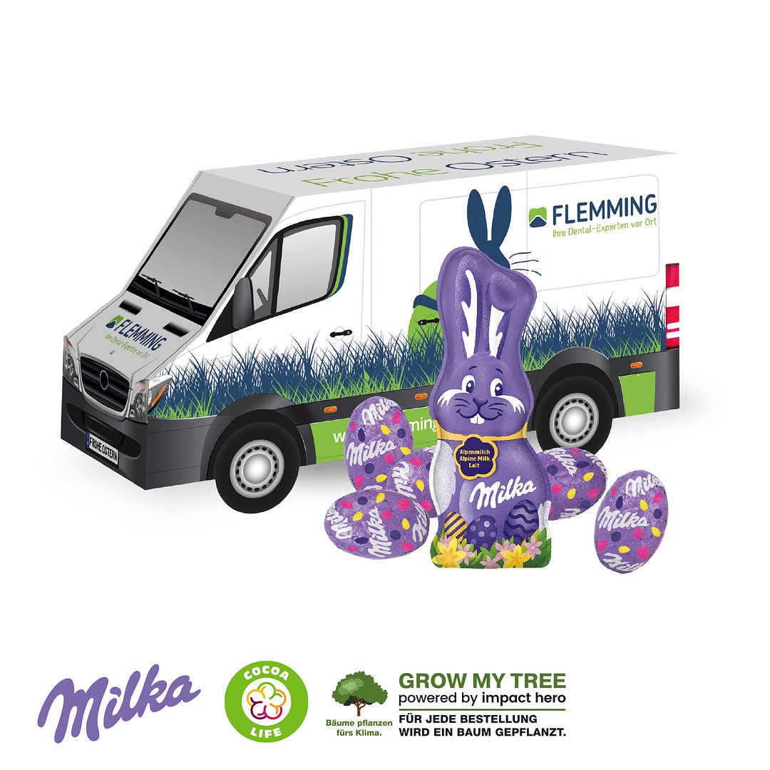 3D PRÄSENT TRANSPORTER ODER CONTAINER OSTERN