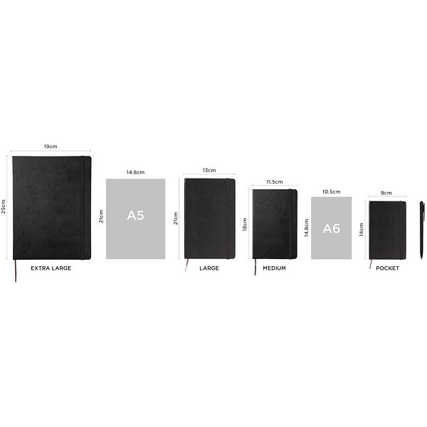 Hardcover Notizbuch L – gepunktet - Loleel