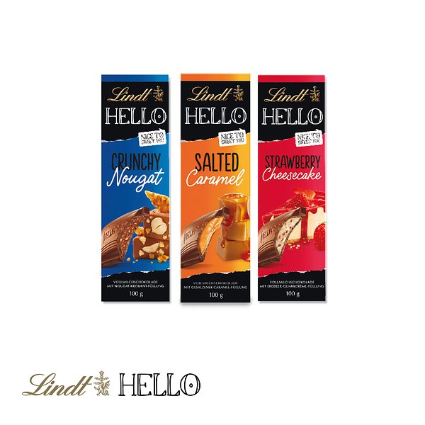 Schokoladentafel von Lindt HELLO