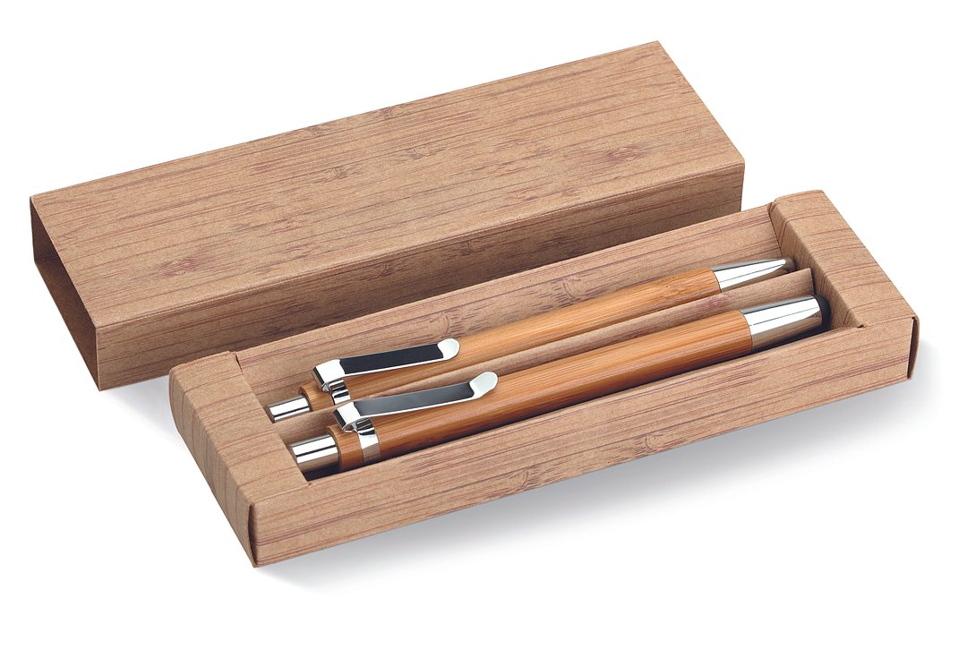 Schreibset aus Bambus Benias