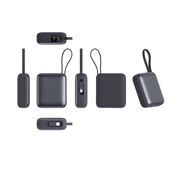 Nova Powerbank 22,5 W Power Delivery mit integrierten Kabeln 10.000 mAh Ainatha