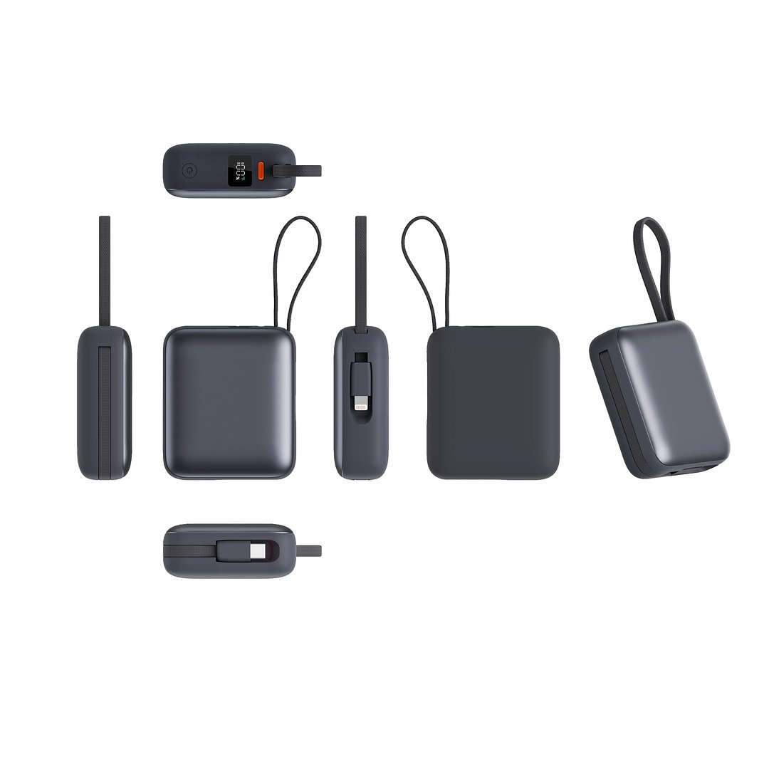 Nova Powerbank 22,5 W Power Delivery mit integrierten Kabeln 10.000 mAh Ainatha