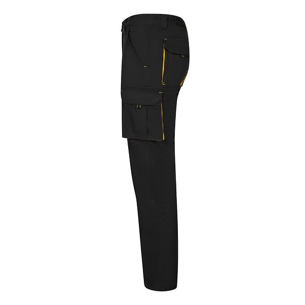 Zweifarbige Stretch-Hose mit mehreren Taschen (240 g/m²), aus Baumwolle (46 %), EME (38 %) und Polyester (16 %) Paulik