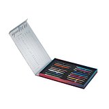 Mustermappe mit 20 Kugelschreibern "Signature" Adinatie