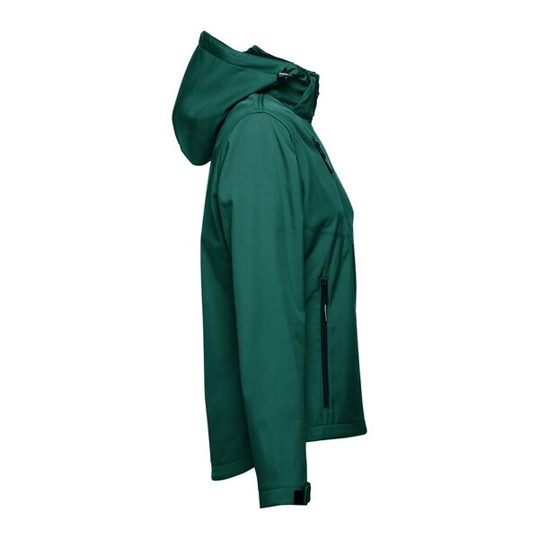 Softshelljacke für Damen, mit abnehmbarer Kapuze Badala