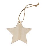 Sternförmiges Weihnachtsornament aus Holz Lüta