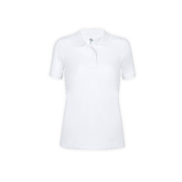 Frauen Weiß Polo-Shirt "keya"