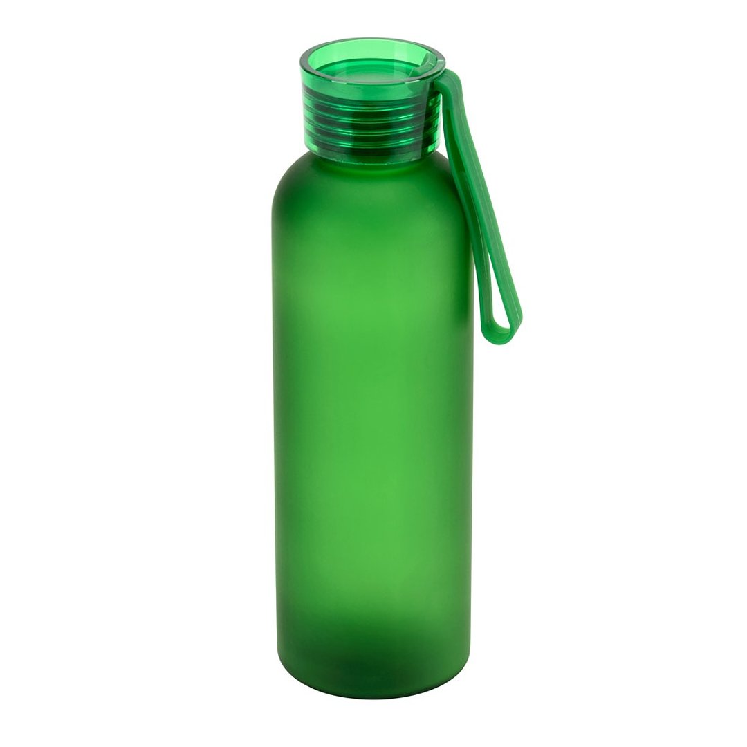 Trinkflasche (600ml) aus rPET mit matter Oberfläche Elver