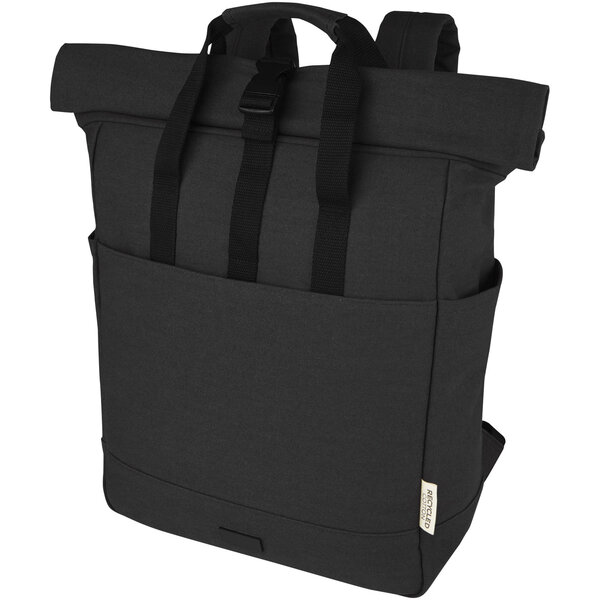 15" GRS Rolltop Laptop-Rucksack aus recyceltem Canvas 15 L - Luri