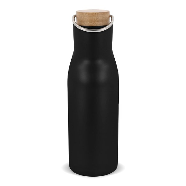 Isolier-Flasche mit Bambusdeckel, 500ml Miriori