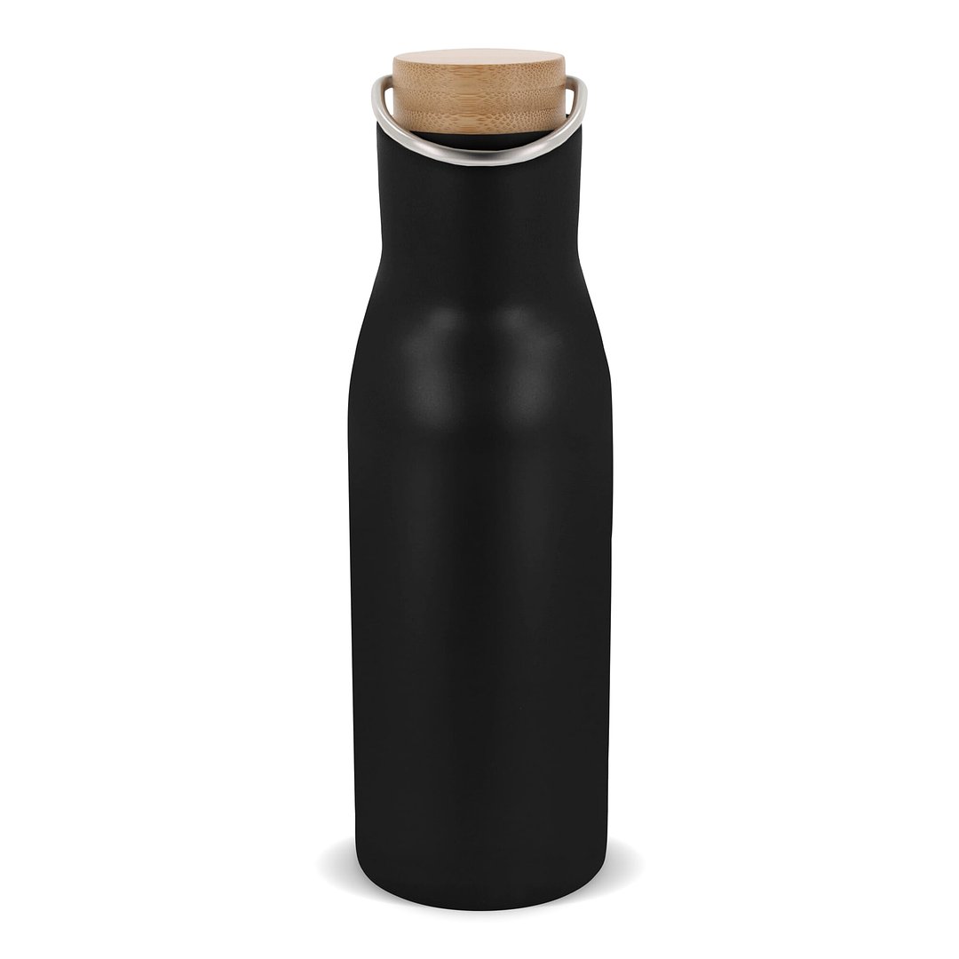 Isolier-Flasche mit Bambusdeckel, 500ml Miriori