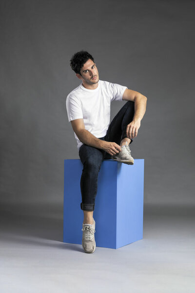 Erwachsene Weiß T-Shirt Idium