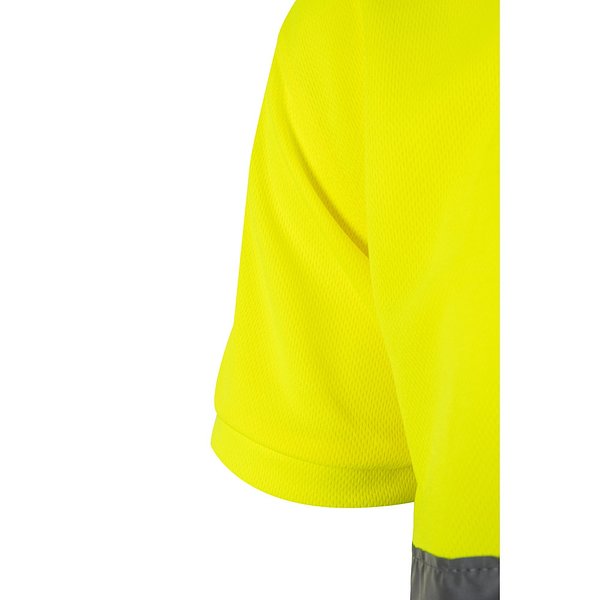 Zweifarbiges Poloshirt im Bird-Eye-Design (160g/m²) mit kurzen Ärmeln, aus Polyester (100%) Mudyli