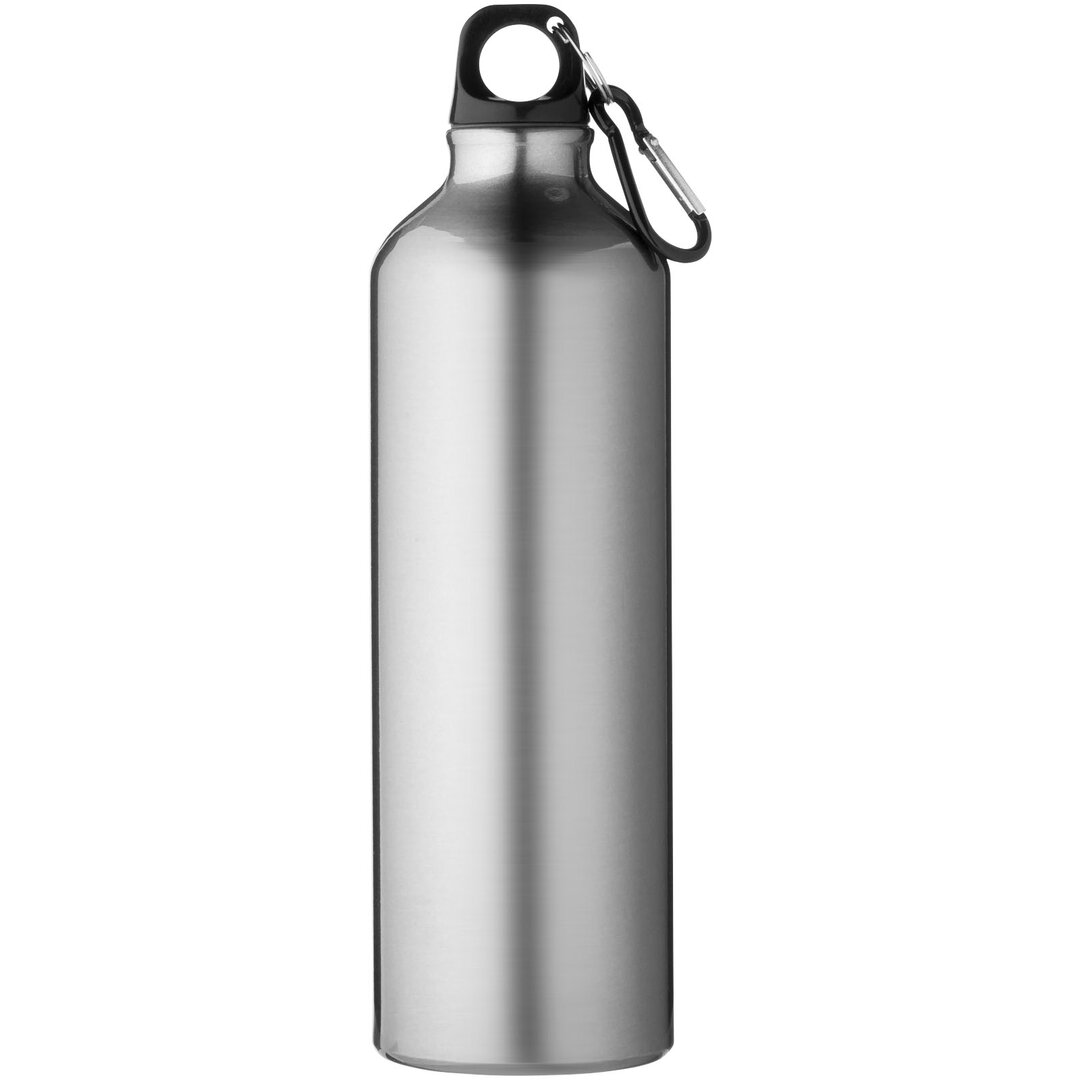 770 ml RCS-zertifizierte Trinkflasche aus recyceltem Aluminium mit Karabinerhaken - Wari