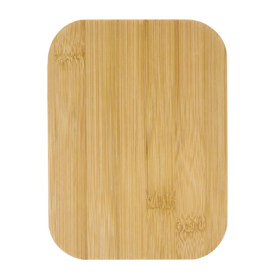 Edelstahl-Brotdose mit Bambusdeckel Urschatht