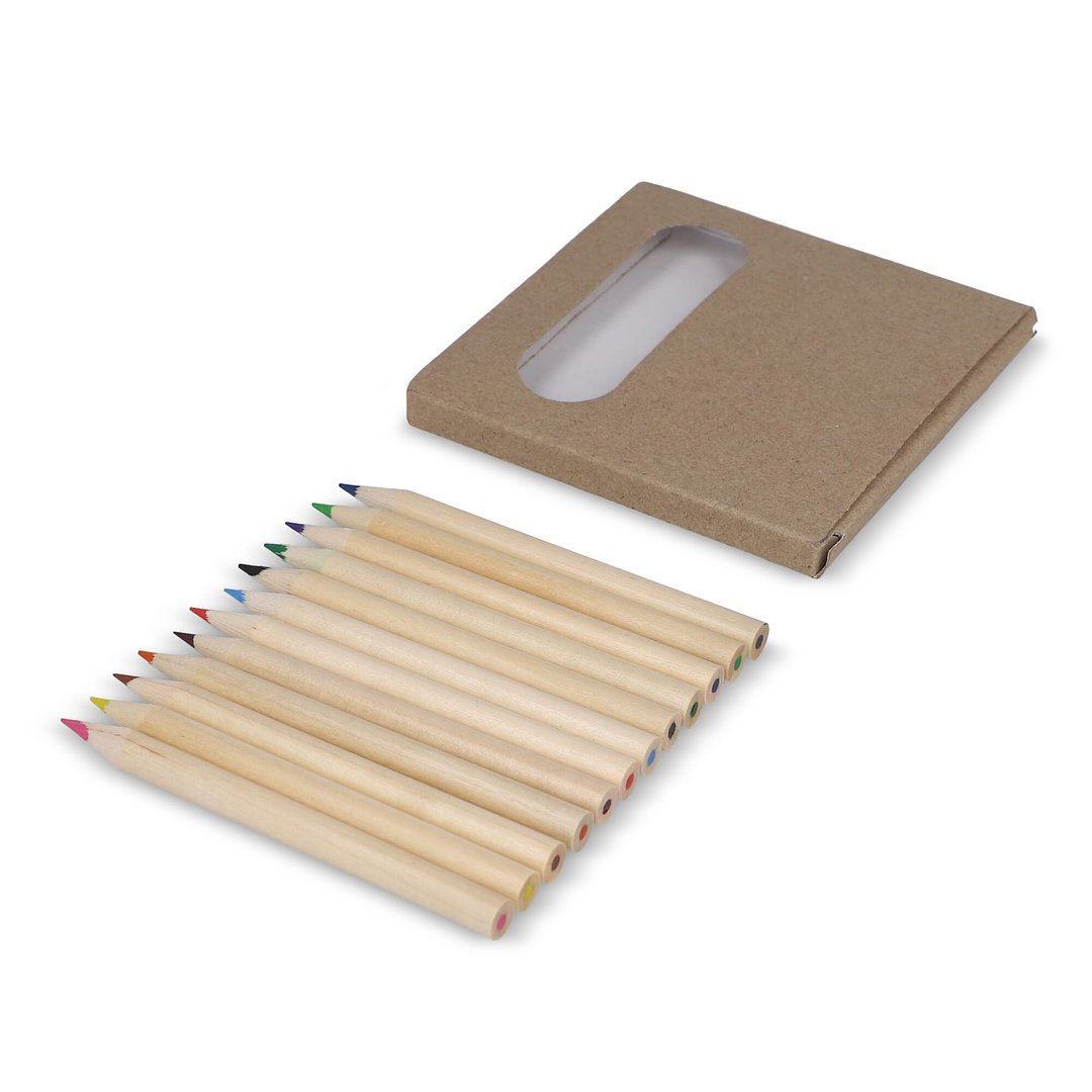 12 Buntstifte in Kraftbox Feninel