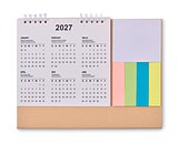 Tischkalender mit Memoblock Hannetha