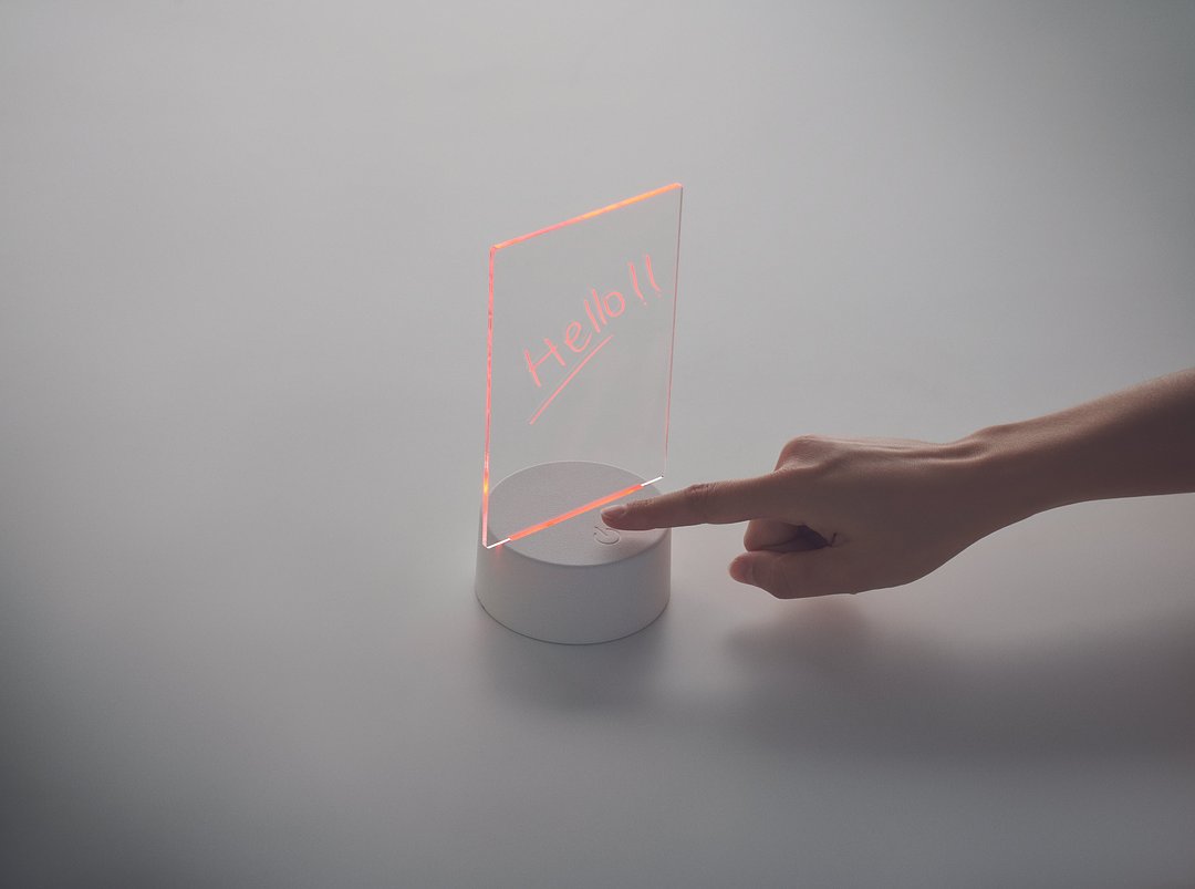 Memoboard mit LED-Beleuchtung Truina