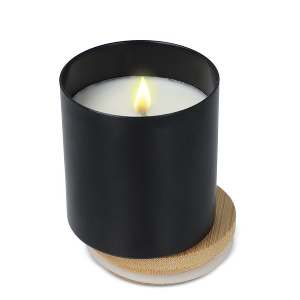 Bhakti-Duftkerze auf pflanzlicher Basis in recyceltem Aluminiumgefäß Elinele