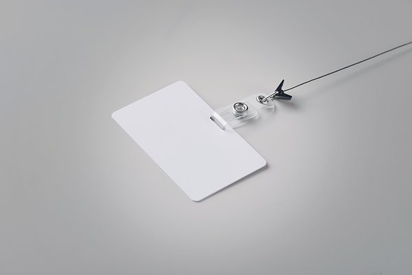 Lanyard-Ausweis 54 x 86 mm Helierdi