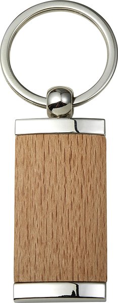 Schlüsselanhänger aus Metall & Holz Lurell
