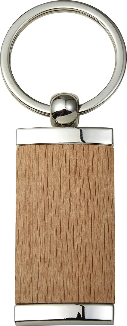 Schlüsselanhänger aus Metall & Holz Lurell