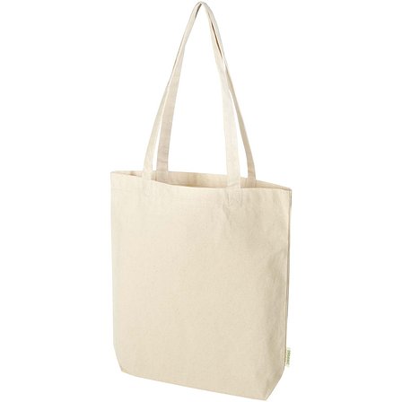 180 g/m² OCS Bio-Tragetasche mit breitem Boden 11L - Giana