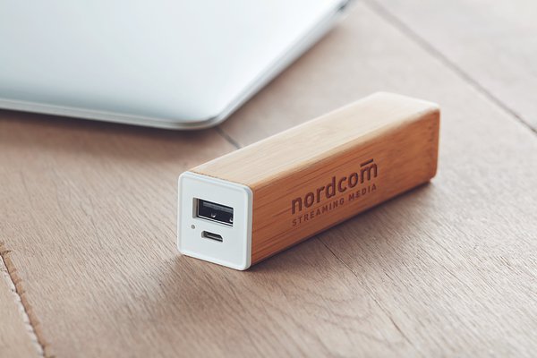 Powerbank 2200 mAh Bambus Chaspers