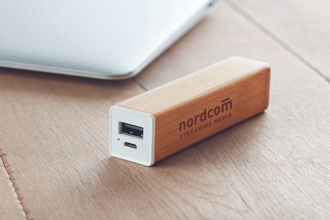 Powerbank 2200 mAh Bambus Chaspers