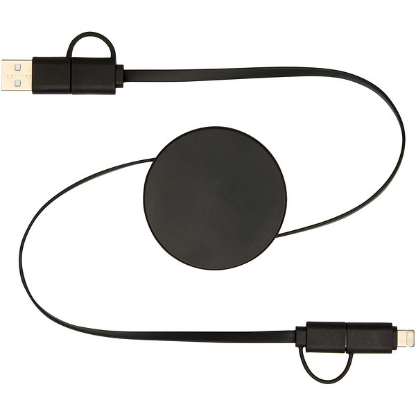 90 cm 5-in-1 Kabel aus recyceltem Kunststoff für Datenübertragung und 40W Schnellladung - Uriköbi