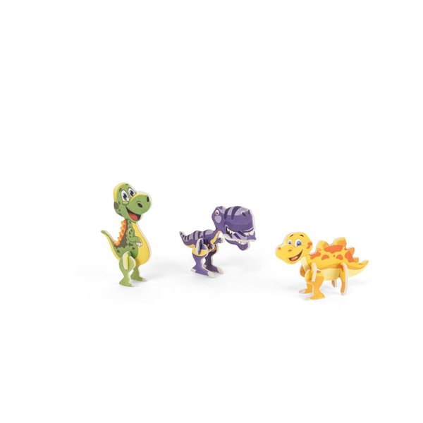 3D-Puzzle in Dinosaurierform aus Papier und EVA Fengan