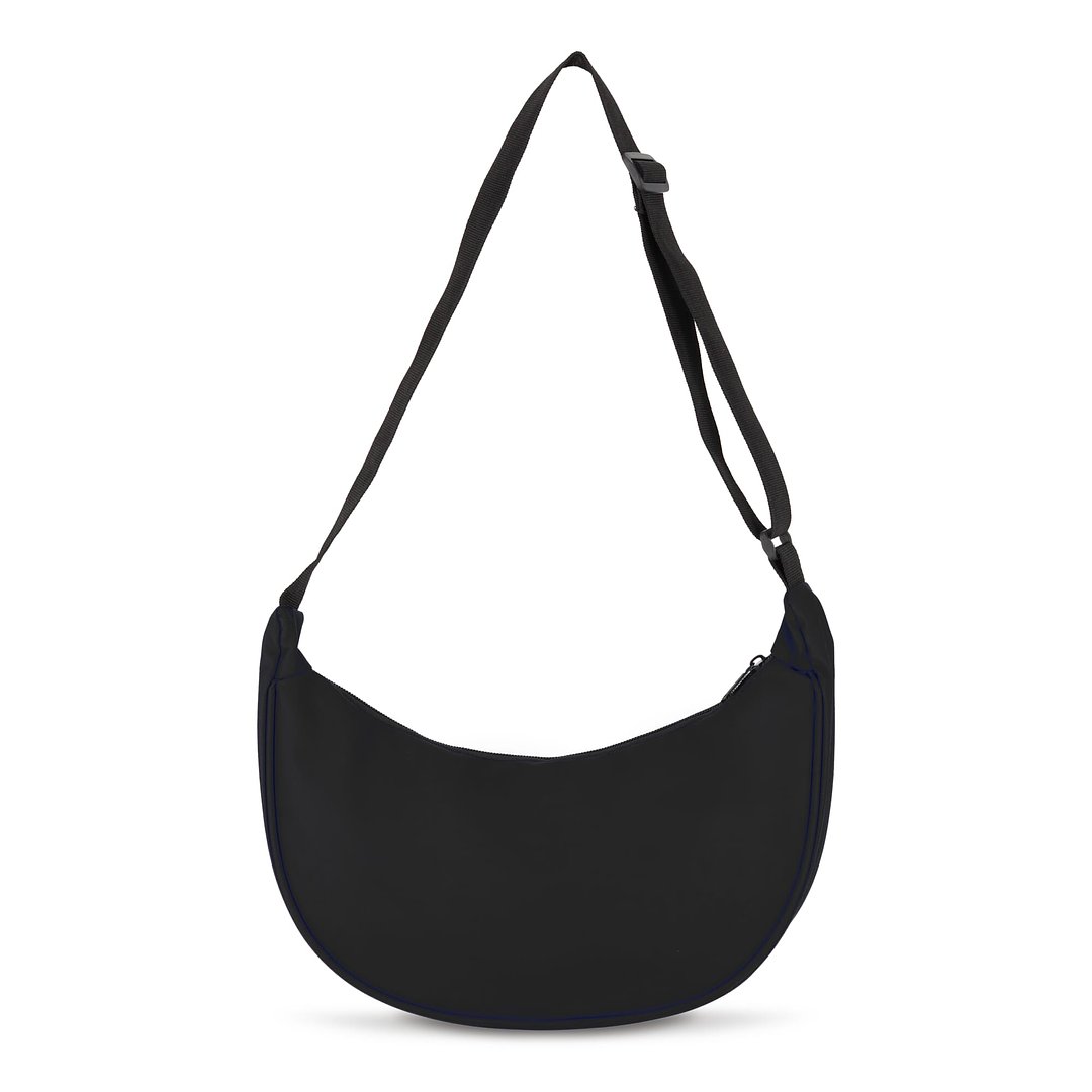 PU-beschichtete R-PET 600D Halbmond-Tragetasche Helia