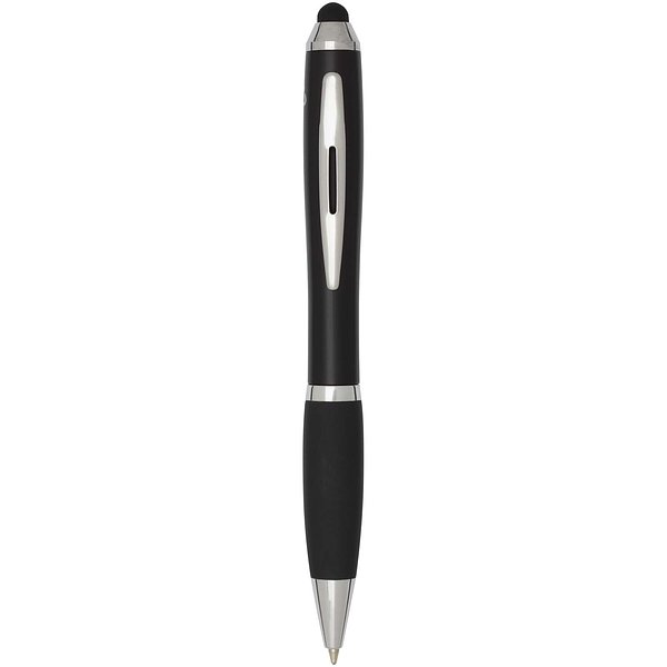RCS Stylus Kugelschreiber aus recyceltem Kunststoff mit farbigem Schaft und schwarzem Griff (schwarze Tinte) - Annatrun