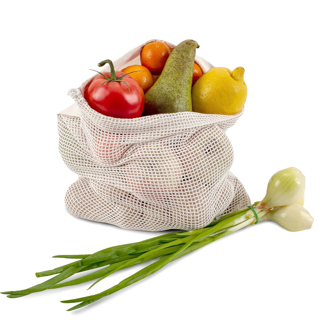 Wiederverwendbare Lebensmitteltasche OEKO-TEX® Baumwolle 30x40cm Reiller