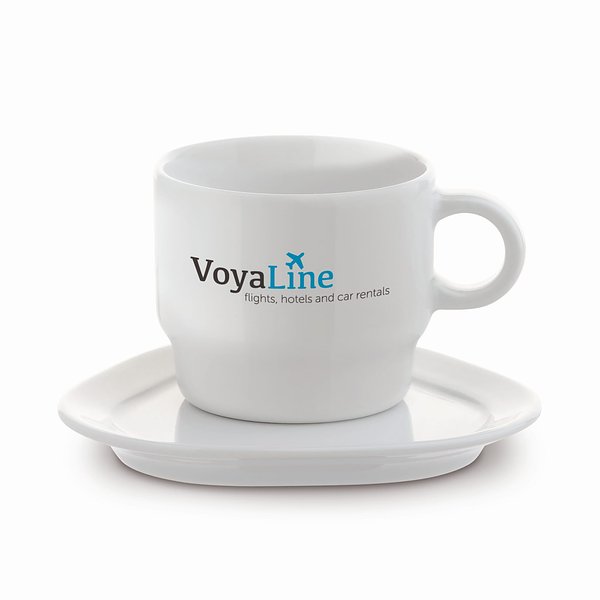 Tasse Dreieck Teller Satellite 180ml Nigelyco