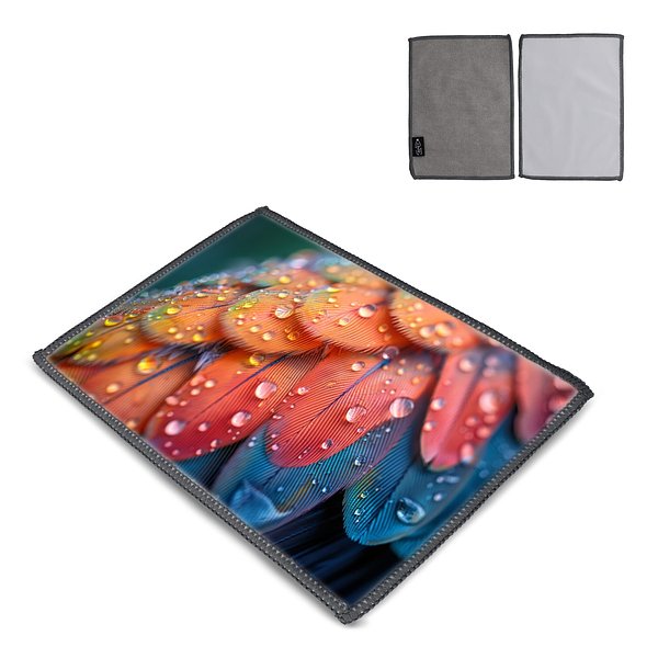 R-PET Sublim Mikrofasertuch 13 x 18cm Triold