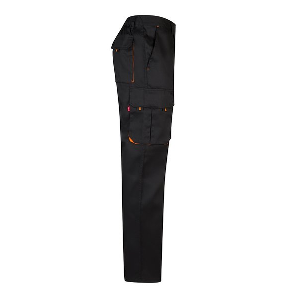 Zweifarbige Twill-Hose mit mehreren Taschen (200 g/m²), aus Baumwolle (35 %) und Polyester (65 %) Leenico