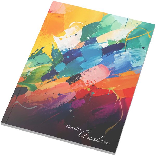 Austen A5 Softcover Notizbuch– 50 Blatt liniert - Bistin