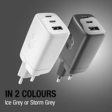67W Laptop-Ladegerät GaN USB-C und USB-A Stineth