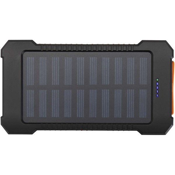 10 W 5000 mAh robuste Solar Powerbank aus recyceltem Kunststoff mit integrierter Taschenlampe - Dori