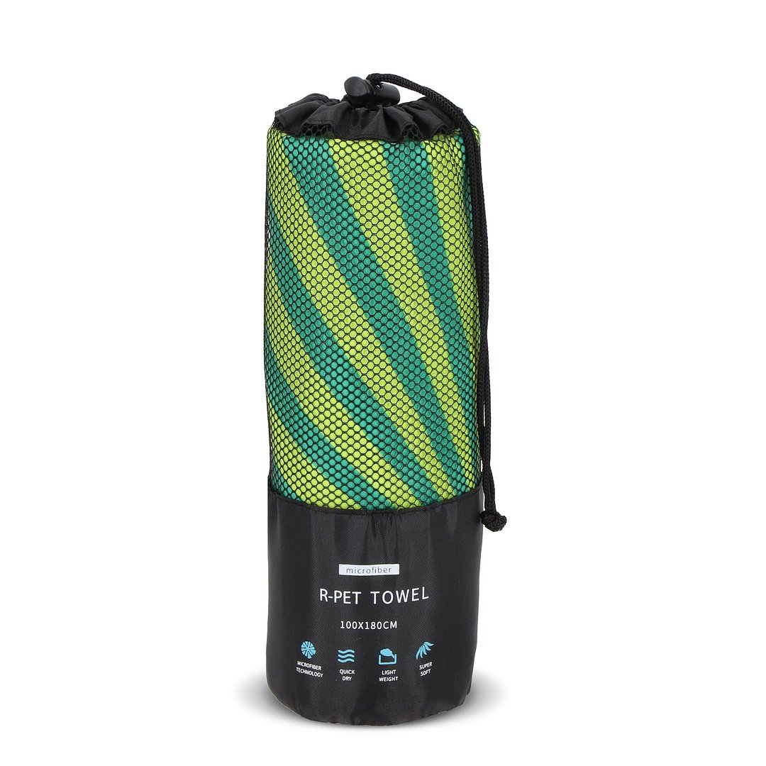 R-PET-Schnelltrocknungs-Strandtuch 100 × 180 cm, Sublimationsdruck Linati